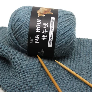 100g Дебела як кашмирена вълнена прежда за плетене на една кука пуловер шал Merino смесена вълнена нишка плетена висококачествена прежда
