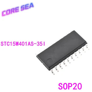10PCS STC15W401AS-35I-SOP20 микроконтролер чип STC15W401AS чип с 20 пина
