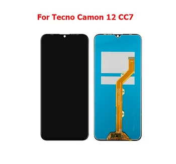 1Pcs За Tecno Camon 12 Pro CC9 Camon 12 Air CC6 CC7 LCD дисплей сензорен екран дигитайзер събрание подмяна