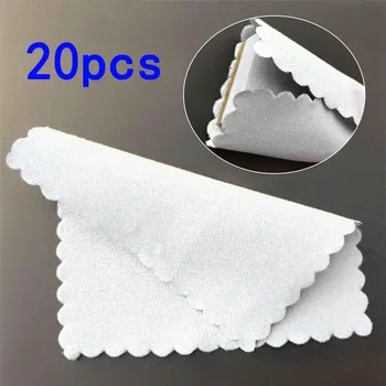 20pcs Почистващи кърпи Нано керамично покритие от стъкло за кола Без микрофибър за кухненски инструменти за почистване на баня Кърпи 10 * 10cm