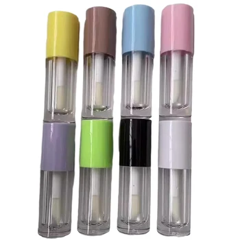 6ML Пластмасови бутилки за многократна употреба Течно червило контейнер Lipgloss проба празна козметична тръба