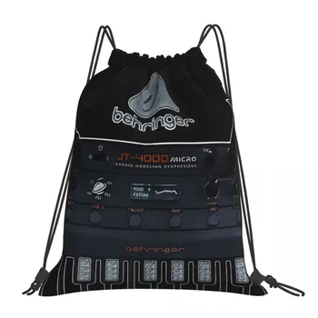 Behringer раници мода преносими шнур чанти шнур пакет джоб съхранение чанта BookBag за пътуване