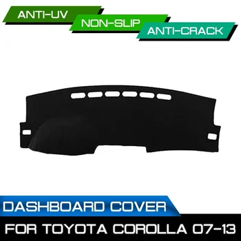 Car Dashboard Mat Anti-dirty Non-slip за Toyota Corolla 2007 2008 2009 2010 2011 2012 2013 Dash Cover Mat UV защита сянка