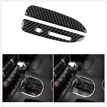 Carbon Fiber Gear Shift Panel Frame Cover Trim за Ford Mustang 2015-2023