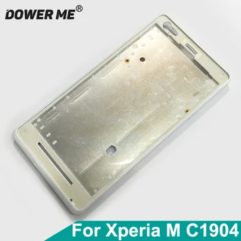 Dower Me оригинална подмяна на предна телефонна рамка LCD дисплей екран рамка корпус за Sony Xperia M C1904