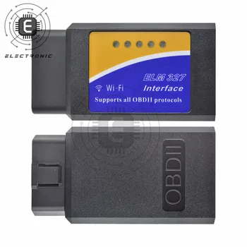 ELM327 V1.5 OBD2 безжичен скенер за диагностика на автомобили баркод четец за iPhone iOS и Android автомобилен детектор