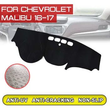 for Chevrolet Malibu 2016 2017 Car Dashboard Mat Anti-dirty Non-slip Dash Cover Mat UV Protection Shade