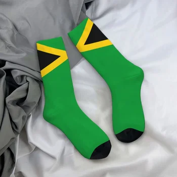 Happy Funny Мъжки чорапи Harajuku Ямайка Flag Sock Sport Дамски чорапи Пролет Лято Есен Зима