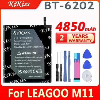 KiKiss 4850mAh Резервна батерия BT-6202 За LEAGOO M 11 M11 BT 6202 BT6202 акумулаторна батерия