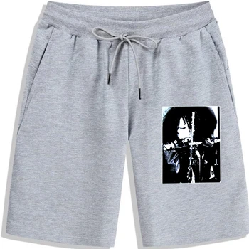 NEW редки!! Christian Death Shorts Shorts Нови шорти ROZZ WILLIAMS -Мъжки шорти BLACK USAsz(1)