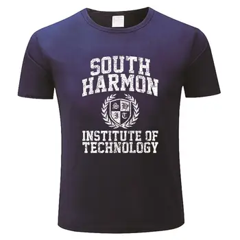 South Harmon технологичен институт тениска тениски животински щампа риза за момчета черна тениска мъжки големи и високи тениски