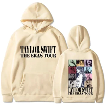 Taylor The Eras Tour Boys Girls Суитчър Midnight Album Swift Print Hooded Street Clothing Autumn Winter Hoodie