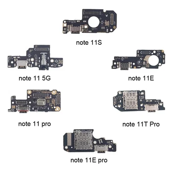 USB порт конектор за Xiaomi Redmi Забележка 11 4G 5G 11S 5G 11 E 11 E Pro 5G Flex кабел за зареждане док зарядно устройство съвет