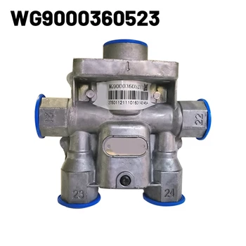 WG9000360523 Сушилня за въздух Четири Circuit защита клапан спирачка за камион за тежкотоварни Hovo HOWO