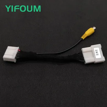 YIFOUM 30Pin Оригинален видео входен превключвател Обратна камера RCA адаптерен кабел за Toyota Avalon 15th XX50 2018 2019
