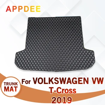 Автомобилна стелка за багажник за VOLKSWAGEN VW T-Cross 2019 Персонализирани аксесоари за автомобили Авто интериорна декорация