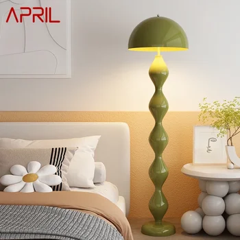 АПРИЛ Nordic гъби подова лампа модерно изкуство семейство Iiving стая спалня творчество LED декоративни стоящи светлина