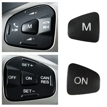  Бутон за силата на звука на волана на автомобила Превключвател за круиз контрол M ON бутон за Ford Escort Fiesta MK7 MK8 ST Ecosport 2013-2018