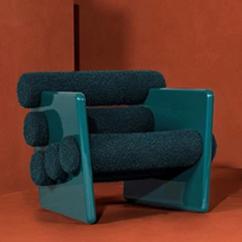 Дизайнерски творчески висок ролков стол вила хол спалня един човек отдих стол постмодерен един човек диван стол