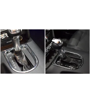 за Ford Mustang 2015 2016 2017 2018 2019 2020 Gear Shift панел декорация Cover Trim Decal аксесоари за кола Carbon Fiber