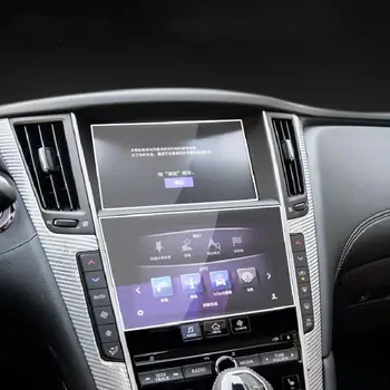 За Infiniti Q50 Q60 2016-2020 Автомобил GPS навигационно фолио LCD екран Защитно фолио от закалено стъкло Аксесоари за филми против надраскване