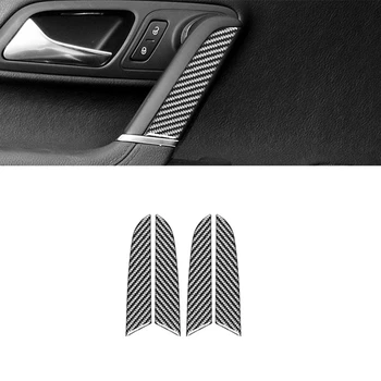 За Volkswagen CC 2012-2018 меки въглеродни влакна интериор врата дръжка капак подстригване стикер резервни части