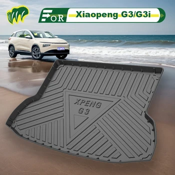 За Xiaopeng G3 / G3i 2019 2020 2021 2018-2022 Персонализирана годна кола багажник мат Всички сезонни товарни матове 3D форма лазерно измерени багажника лайнери
