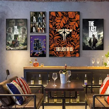 Игра Последният от нас филм лепкави плакати реколта стая бар кафе декор скандинавски домашен декор