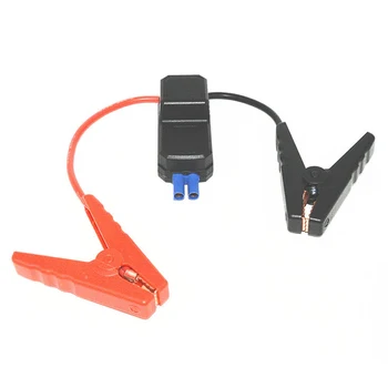 Интелигентен бустерен кабел LED дисплей Практичен ABS + меден проводник зарядно за кола с LED дисплей, подходящ за 12V модели