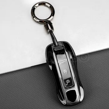Калъф за ключ за кола за Porsche 911 970 971 981 986 987 981 9YA 718 Cayenne Panamera Taycan Spyder Carrera Macan Boxster Carman