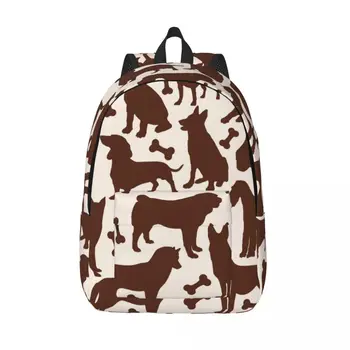 Кучета модел раница унисекс пътуване чанта ученическа чанта Bookbag Mochila