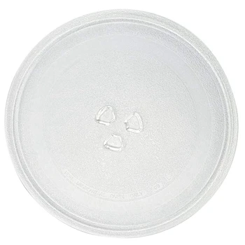 Микровълнова плоча резервна микровълнова чиния трайна универсална микровълнова грамофон стъклена плоча кръгла подмяна плоча