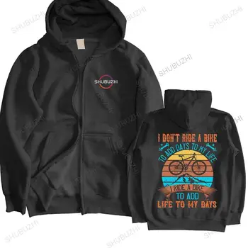 Модерно мъжко MTB яке Памучен небрежен пуловер Карам планински велосипед, за да добавя живот към дните си Суитчър Top Slim Fit дрехи