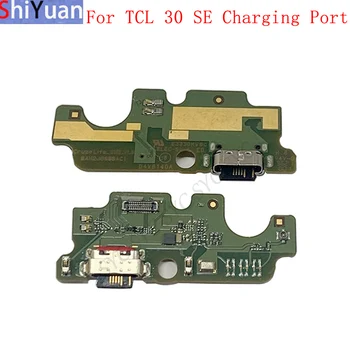 Оригинален USB порт за зареждане Конектор за платка Flex кабел за TCL 30 SE конектор за зареждане резервни части