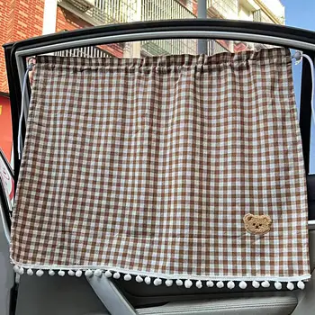 Практичен автомобил завеса памук слънцезащита декоративни предотвратяване на падане кола завеса кола слънце завеса сменяеми