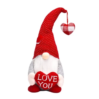 Свети Валентин гноми безлични кукли украшение декорация годишнина подаръци играчка