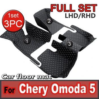Стелки за кола за Chery Omoda 5 2022 Персонализирани авто подложки за крака Автомобилно килимно покритие Интериорни аксесоари