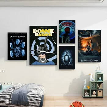филм Дони Дарко плакат самозалепващ арт плакат ретро крафт хартия стикер DIY стая бар кафе реколта декоративни