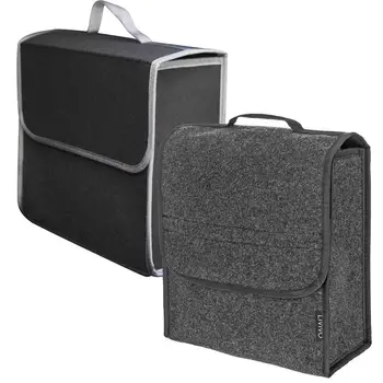  Чанта за съхранение на багажника на автомобила Многофункционална сгъваема кутия Организатор на багажника за автомобилни багажник Съхранение на хранителни стоки Авто аксесоари за кола