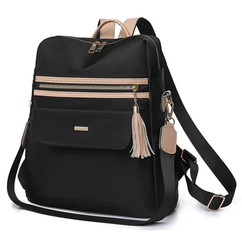 Чанти за жени 2023 Висококачествена раница с голям капацитет Мода Найлон чанта за отдих Нова универсална чанта Водоустойчива двойка чанта